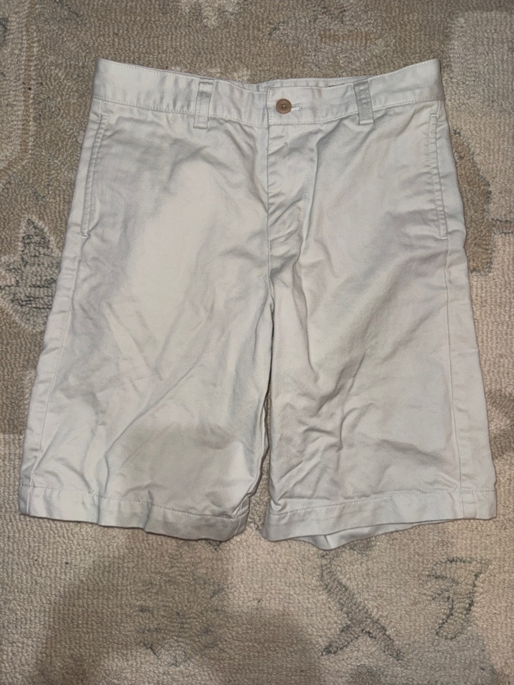 Boy’s Vineyard Vines Cotton Chino Shorts - light khaki
